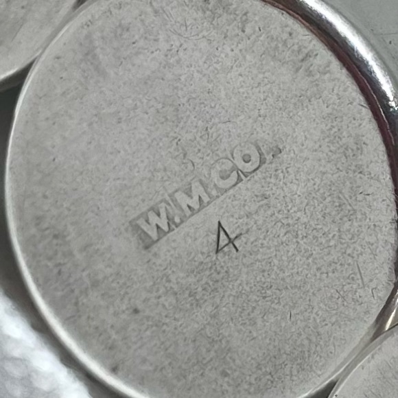 Set of 8 Silver Plated W.M.Co #4 Personal Salt and Pepper Shakers Vintage - Picture 16 of 16